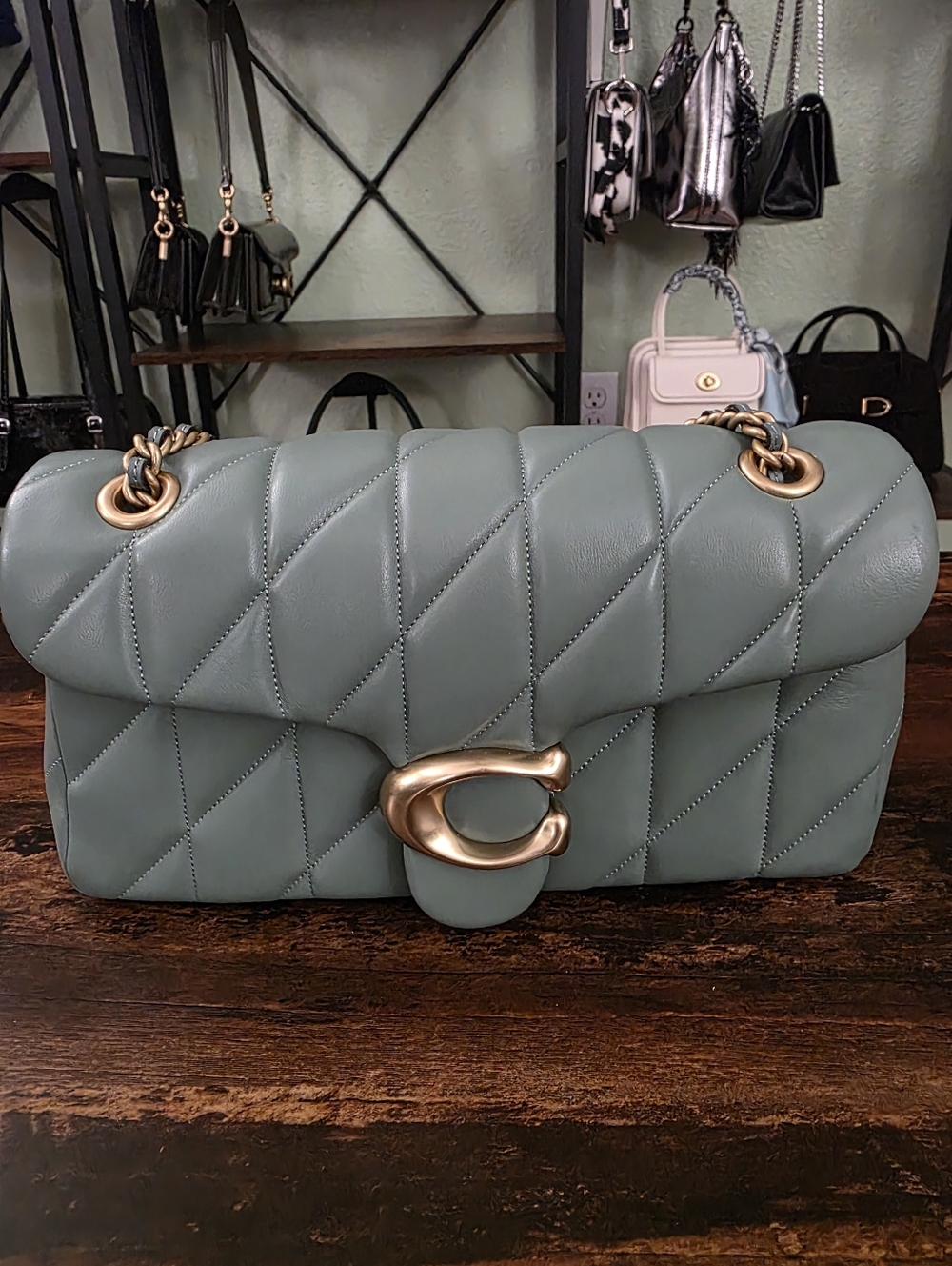 Coach Quilted Tabby 26, Sage